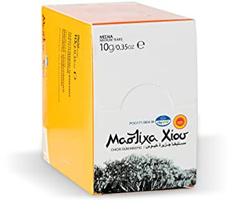 Chios Mastiha Medium Tears Gum Mastic , 10g / 0.35 Oz Bag by Chios Mastic Growers Association