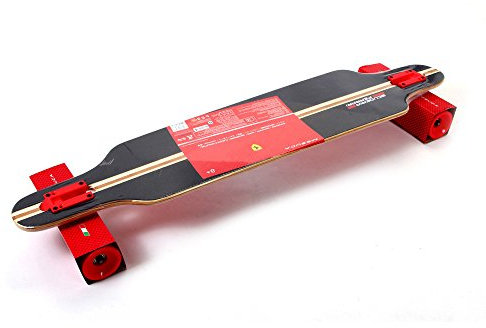 Ferrari Longboard Skateboard FBW15 Deckmaterial Bambus Länge 103cm ABEC 7 Rollen NEU