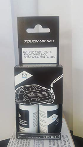 Mazda Lackstift (25D - Satinweiß Metallic)