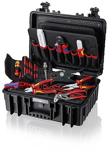 KNIPEX Werkzeugkoffer Robust23 Elektro 25-teilig 370 mm, 00 21 35