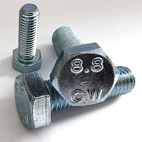 DIN 933 Sechskantschrauben verzinkt ISO 4017 Maschinen Schrauben M 6 8 10 12 16 (25, M16 x 80)