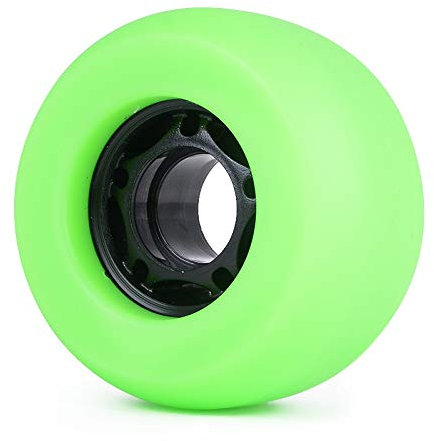 without FJY-WHEEL, 1 x Skateboard-Rad, 72 x 43 mm, hochelastisches Skateboardfahren, SHR78AA Longboard-Rad, Tanzbrett, Fischbrett-Rollen (Farbe: Grün)