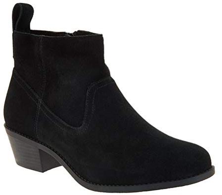 ORANDESIGNE Botines de Mujer de Gamuza Plana Botas Planas de Moda Casual Botines Chelsea con Cremallera para Mujer EU35-EU43
