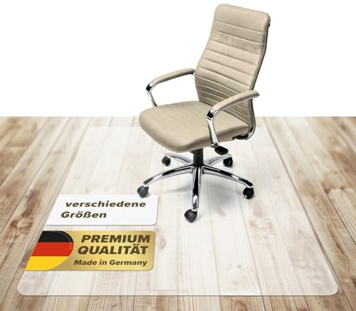 KAISER plastic® Xtra Strong | Bodenschutzmatte | 92 x 122 cm | Hartboden | Made-In-Germany