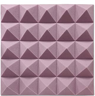 STCK Akustikschaumstoff Pyramide,akustikschaumstoff 50x50 Dämmung/Schallabsorbierende/hochdichtem für Keil Studio,Wandaufkleber,Raum(10pcs) (Farbe : Purple)