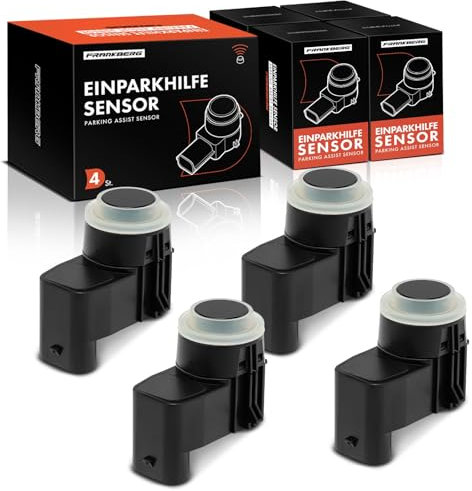 Frankberg 4x Parksensor Einparkhilfe Hinten Kompatibel mit Fabia II 542 1.2L-1.9L 2006-2014 Fabia II Combi 545 1.2L-1.9L 2007-2014 R.o.o.m.s.t.e.r 5J 1.2L-1.9L 2006-2010 Replace# 5J0919275A