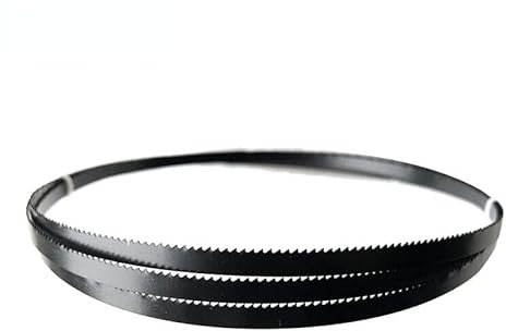 PNAJFUEL Bandsägeblätter, 3 Stück, Bandsäge,Bogenes Schneiden, Weiches Metall, Schwarzes Bandsägeblatt/Black/1425X10X6T