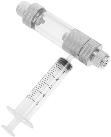 Sosoport Bubble Counter for Aquarium Double-headed Water Injection Regulator Check Valve Plant Tank System Aquarist Tools