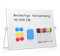 Tableau Blanc Effaçable sur Pied 30x40 cm, Ardoise Effaçable Magnétique Double Face avec Support, Tableau Blanc Effaçable Magnétique pour Enfants, Maison et Bureau, White Board Polyvalent.