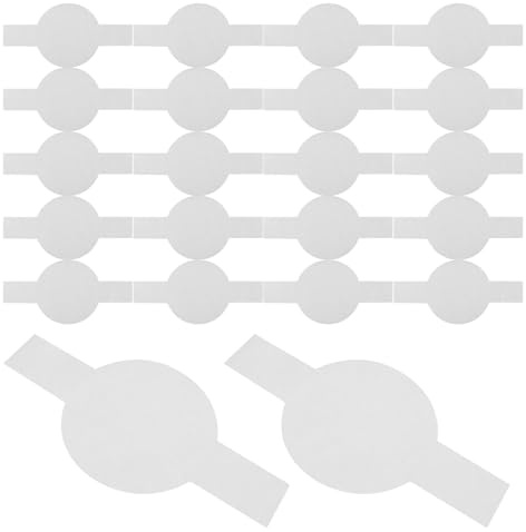 GALPADA 100 pièces Lot Papier Cuisson Rondes avec Anses Double Papier Sulfurisé Antiadhésif pour Moule à Gâteau Doublure pour Friteuse à Air et Pâtisserie