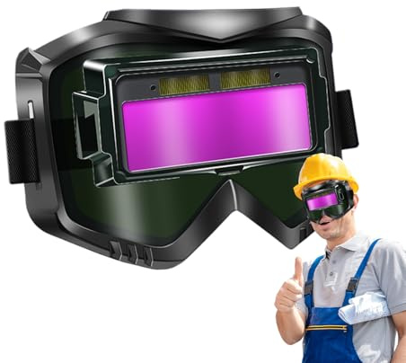 Gafas de seguridad para soldador, lente de soldadura antiarañazos, cómodas gafas de ajuste automático, trabajo industrial, fabricación de metal, soldadura de taller, proyectos de bricolaje, obra de