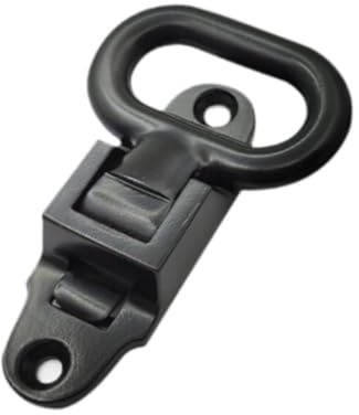 RCGOFOLLOW High Strength Stainless Steel Marine Folding Mast Step Multiuse Foot Pedal Excellent For Trailer And RV Access Marine Folding Mast Step Stainless Steel Deck, Black, 107x83x38mm