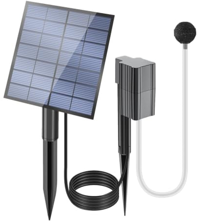 Akvariebubbler Solcellsdriven Profesionell Utrustning