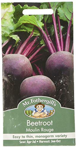 Mr Fothergill?s Seeds Ltd 22408 Mr Fothergill's Beetroot Moulin Rouge Seeds, Red