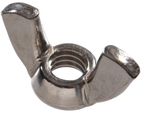 The Hillman Group 4361 1/4-28 Stainless Steel Wing Nut (6-Pack)