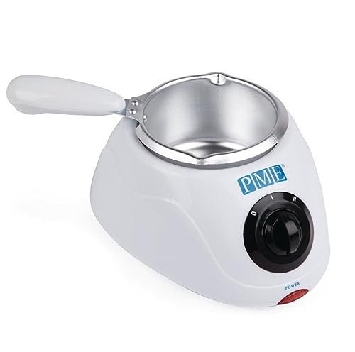 PME - Crisol eléctrico para chocolate con 3 tarros incluidos - Enchufe inglés