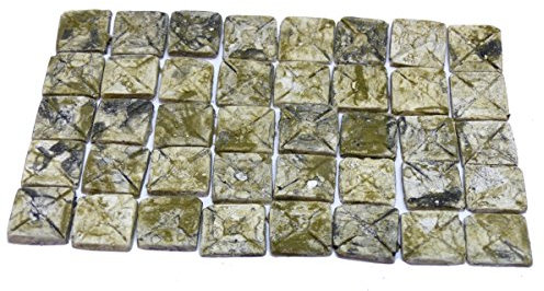 menta-modellbau Krippenbaumaterial, Sinai quadratische Bodenplatten, 40 Stck und Sand