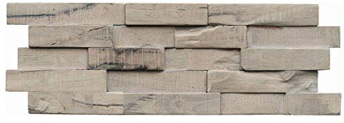 INDO Edel-Holz-Wandverkleidung Slimwood Hevea (Gun Smoked)