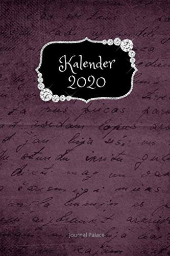 Kalender 2020: Minimalistischer A5 Kalender für Schule, Uni, Beruf und Alltag