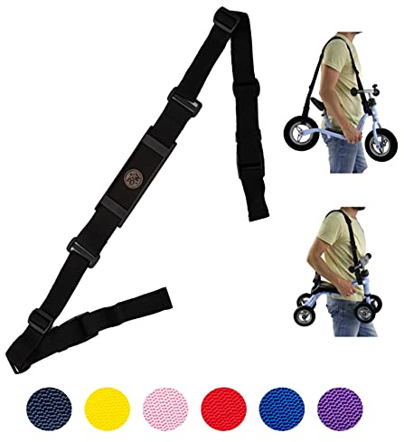 BAMBINIWELT Schultergurt Tragegurt verstellbar Schulterpolster für Dreirad Laufrad Roller kompatibel mit Puky Wutsch, Pukylino, Roller R1 (blau)