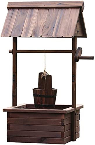 TSTSM Pot de Fleur en Bois créatif puits d'eau boîte à Fleurs décoration de Jardin bac à Fleurs terrasse de Jardin Meilleur Choix Produit
