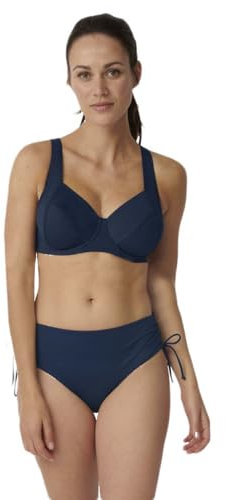 Costume Bikini Triumph Ferretto Senza Imbottitura Slip Fianco Medio Mix Match W Blu 3607 Taglia 50 Coppa D