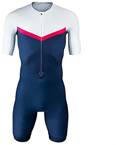 Triathlon-dräkt för män i ett stycke Triathlon-dräkt, Cykeldräkt Team Triathlon-dräkt Cykelskinsuit för män sommarbody (färgbody 7, storlek XXX-Large)