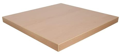 Dekorspanplatte Ellmau Buche als Tischplatte, Schreibtischplatte, Laden- und Möbelbau, 100x70 cm, Stärke: 19 mm