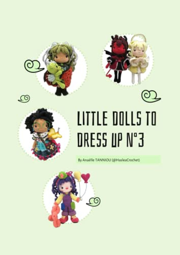 Little dolls to dress up n°3: Doll Amigurumi Crochet Pattern Tutorial