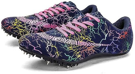 Homnova Unisex Sprint Leichtathletikschuhe 8 Nägel Unisex-Leichtathletikschuhe, rutschfeste Jugendsportschuhe mit Spikes und Sprint,001,41EU