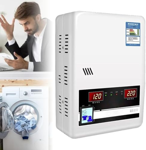 Régulateur de Tension Automatique 220V 6800W/15000W/20000W Stabilisateur de Tension Ultra Basse pour la Maison Stabilisateur d'alimentation électrique,15000W