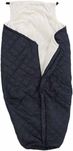 VQTUEZGQ Schlupfsack für Rollstühle, Lammfell, vielseitiger Schlupfsack für Rollstuhlfahrer, für Bein- und Unterkörperbezüge, Rollstuhldecke mit Fußsack
