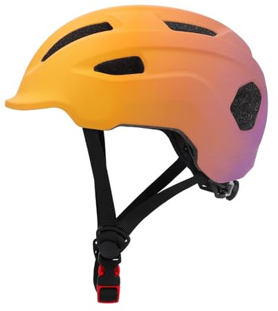 YOOXARMOR Fahrradhelm Kinder, Verstellbar Skaterhelm Reithelm Kinderhelm für 3-5-8 Jungen und Mädchen Kinderfahrradhelm Leicht Einstellbar 48-52CM für Fahrrad Roller Skateboard Scooter