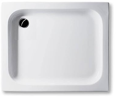 Duschwanne aus Acryl, wählbar: 6,5cm oder 15cm tief im Becken, weiß, verschiedene Größen, rechteckig, aus deutscher Produktion (weiß, 90 x 80 x 15cm)