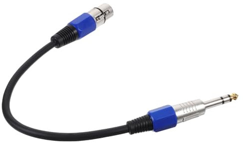 DIYEAH 2pièces Adaptateurs XLR vers Câble De Raccordement pour Microphone Lot de Câbles Audio De Compatible avec Divers Appareils