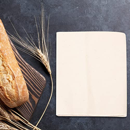 Tbest Tapis de Cuisson à Pain, Texture épaisse 47 * 75 Cm de Tissu fermenté en Coton, pour Prévention des Pertes d'humidité, Coton Naturel, Taches Noires pour la Cuisson à la Maison