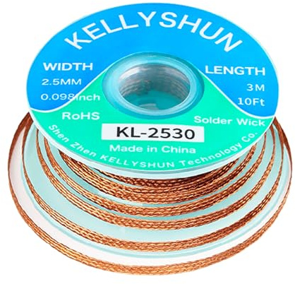 KELLYSHUN Entlötlitze, (2.5mm 3m)