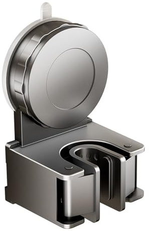 kokdid Soporte para escobas con ventosa fuerte montado en la pared, organizador de baño, cocina, para fregonas, cepillos, toallas, colgador de herramientas