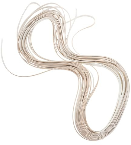 STOBAZA Kit di Riparazione in Rattan Naturale Color Crema Bastoni per Intreccio Fai da Te Forniture per Mobili in Vimini Adatto per Sedie Tavoli e Cestini Decorativi