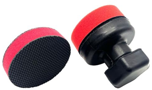 Violiica Power Handle Éponge de cirage pour polissage et cirage de voiture 7,5 x 7,5 x 6 cm Éponge en polyuréthane avec prise en main confortable pour les détails du véhicule