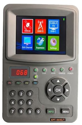 DVB-S2 DVB-T2 DVB-C Satellite Finder Compteur Décodeur DéTection PréCise
