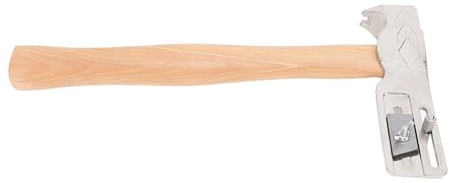 TYTOGE Roofing Hatchet, Lightweight Carbon Steel Shingling Hammer with Wooden Handle, for roof Repair and Construction Work