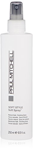 Paul Mitchell Soft Hairspray, Lightweight, Soft Hold + Brushable Finish, For All Hair Types, 8.5 fl oz