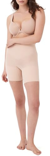 SPANXsculpt Power Series Mid-Thigh Short - Core Shapewear - Lightweight, All-Day Shaping & Support - No Panty Lines - Soft Nude - Small