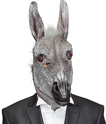 Orlob Faschingsmaske Überziehmaske Esel