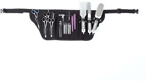 Gürtel Werkzeugtasche Scheide für Friseur und Barbier: Schere Kämme und Bürsten Professionelle Haar