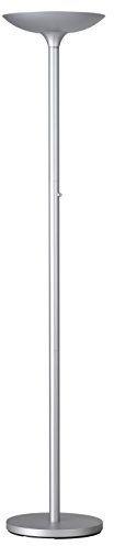 Unilux LED Deckenfluter Varialux, dimmbar, silbergrau