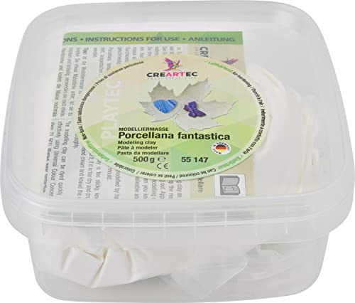 CREARTEC Modelliermasse Porcellana Fantastica Lufttrocknend 1250g 500 g