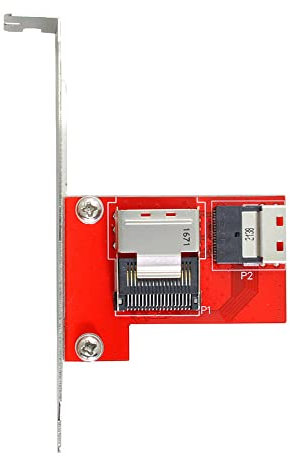 xiwai Adaptateur PCI-Express 4.0 Slimline SAS SFF-8654 vers Mini SAS SFF-8087 PCBA femelle avec support