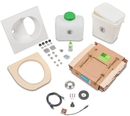 Kildwick MiniLoo Bausatz Campingtoilette/Komposttoilette mit Lüfter 5V weiß